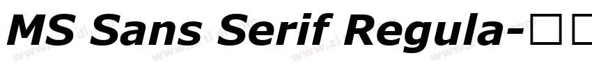 MS Sans Serif Regula字体转换